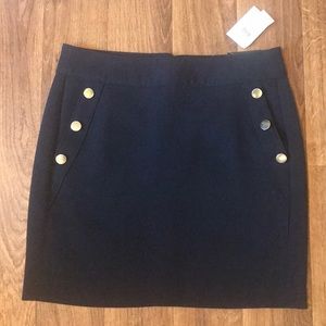 Nautical pencil skirt- NWT